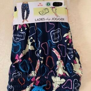 NWT Women's What’s Up Pajama Pants W/ Tie Medium Sleep Joggers